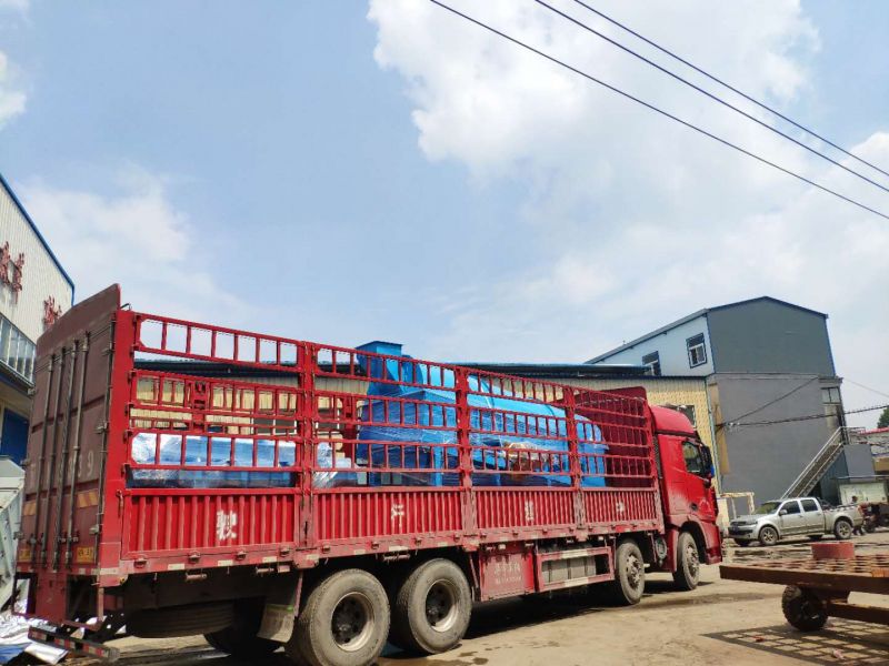 遼寧客戶GT5滾筒篩裝車發貨現場